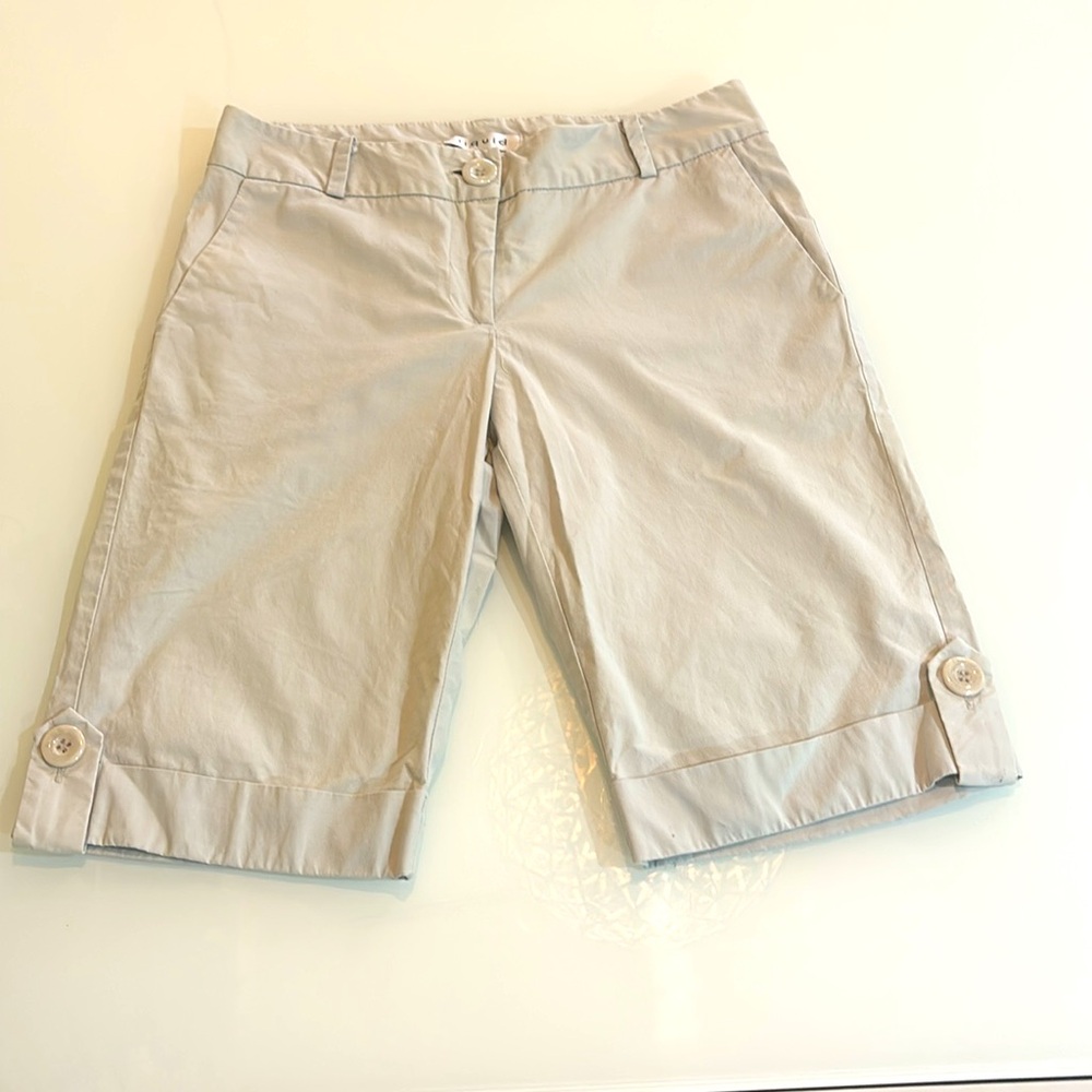Women's Liquid Gray/Beige Shorts